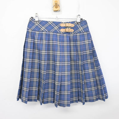 【中古】東京都 下北沢成徳高等学校 女子制服 4点 (ニット・シャツ・スカート) sf097607
