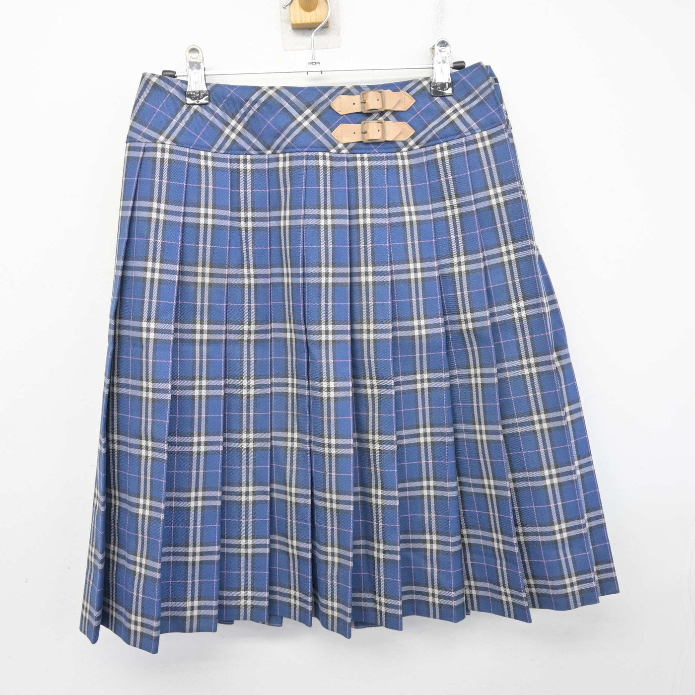 【中古】東京都 下北沢成徳高等学校 女子制服 3点 (ニット・シャツ・スカート) sf097608