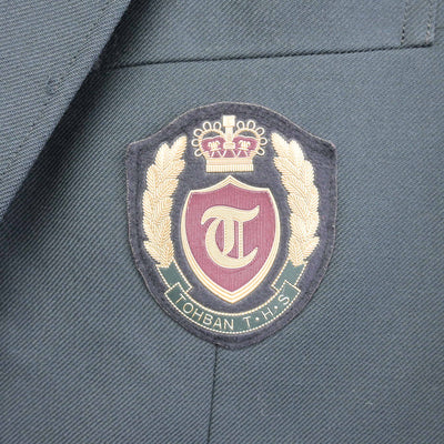 【中古】兵庫県 東播工業高等学校 男子制服 1点 (ブレザー) sf097643