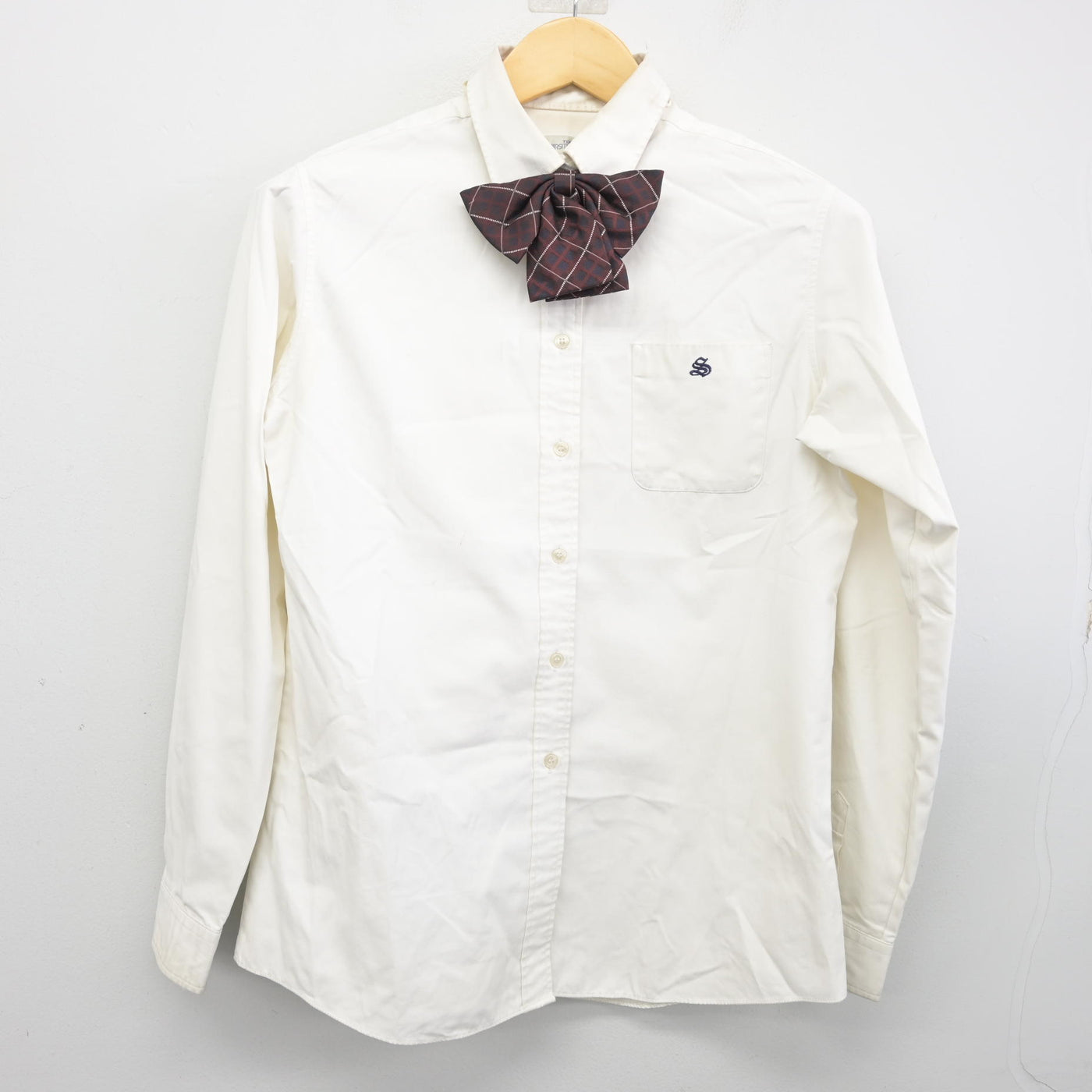 【中古】茨城県 三和高等学校 女子制服 4点 (ブレザー・シャツ・スカート) sf097644