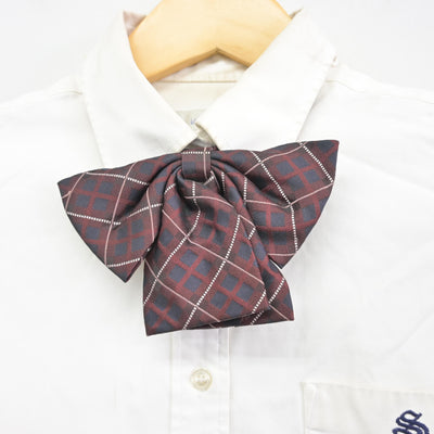 【中古】茨城県 三和高等学校 女子制服 4点 (ブレザー・シャツ・スカート) sf097644