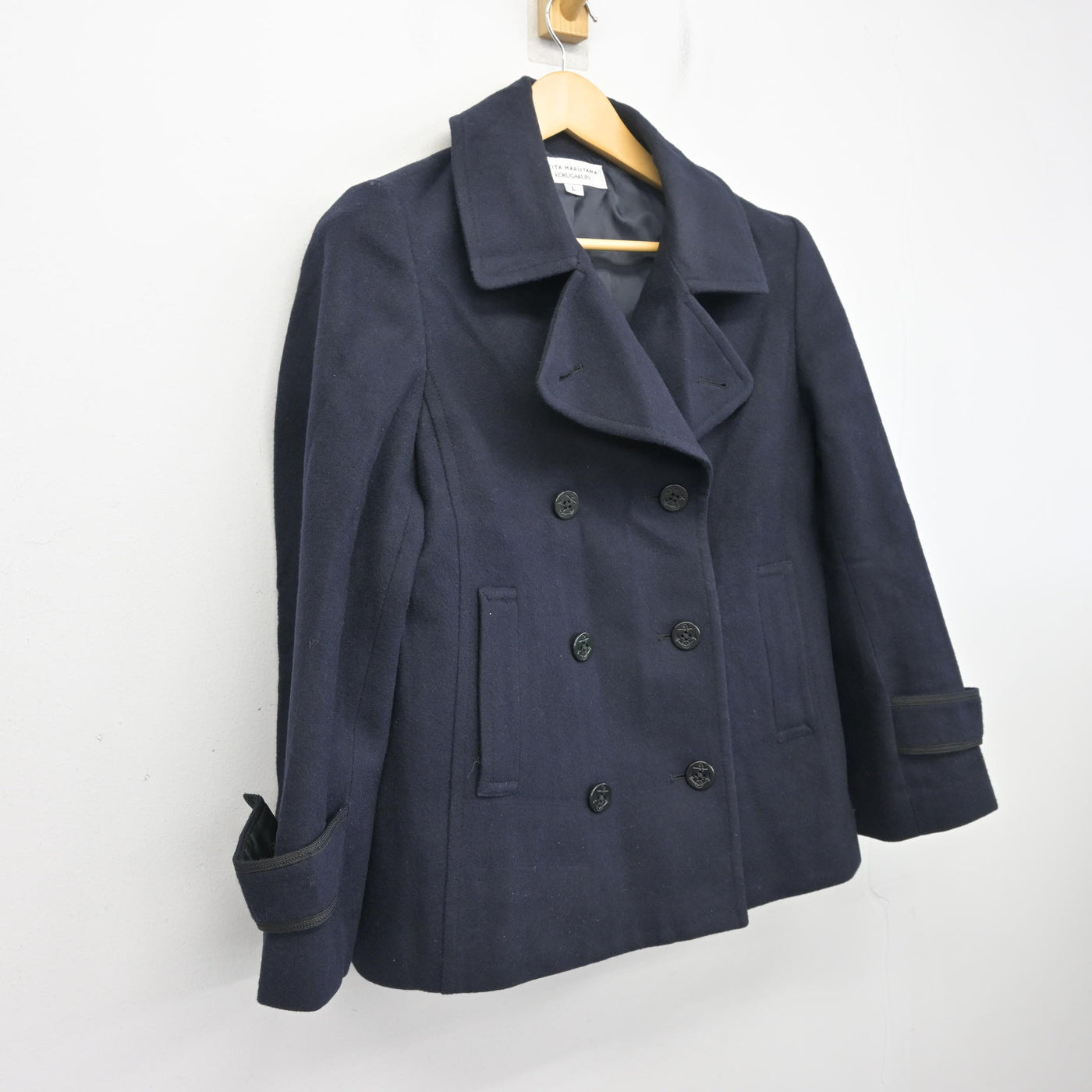 【中古】東京都 國學院高等学校 女子制服 1点 (コート) sf097656