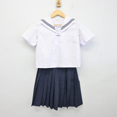 【中古】広島県 尾道北高等学校 女子制服 3点 (セーラー服・セーラー服・スカート) sf097659