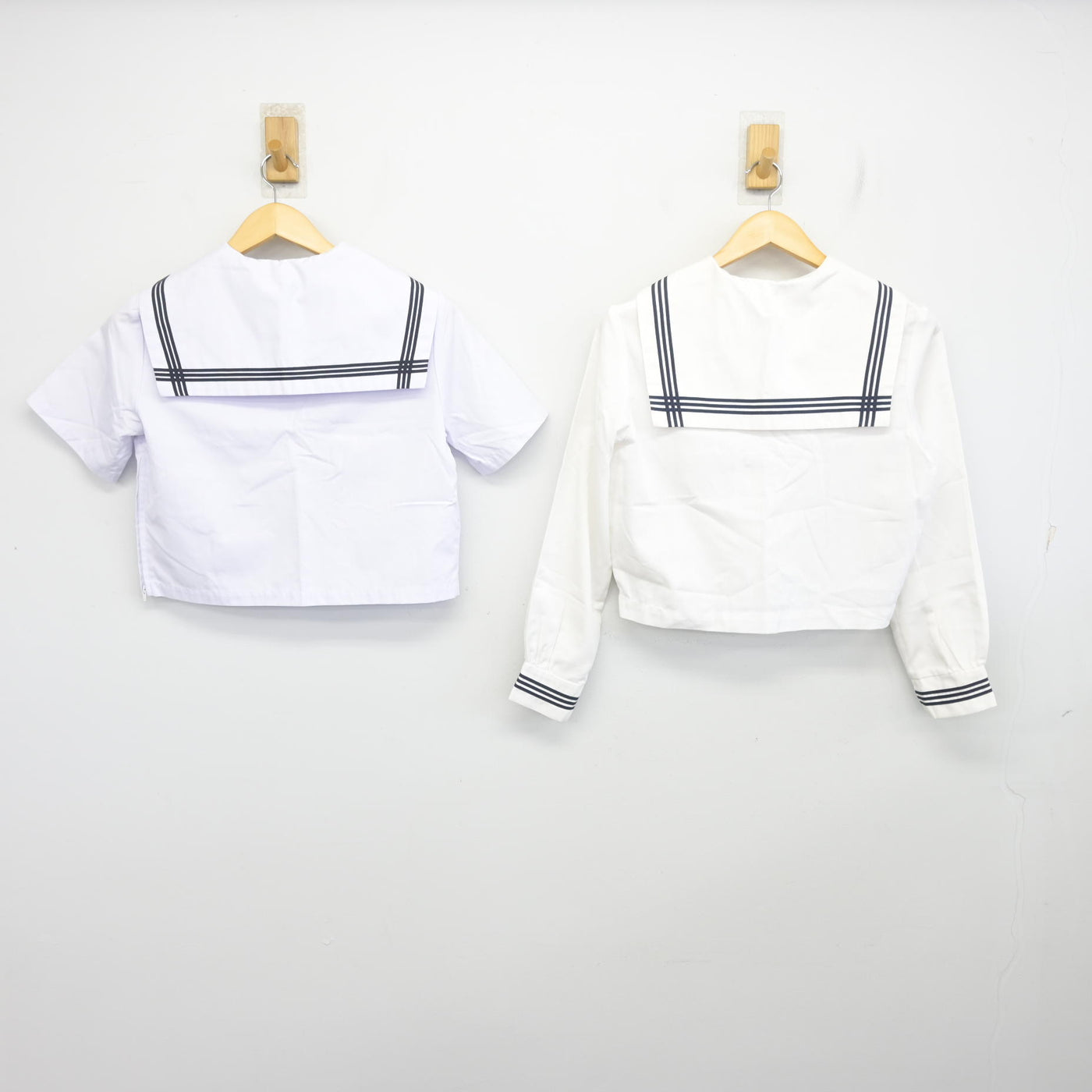 【中古】広島県 尾道北高等学校 女子制服 4点 (セーラー服・セーラー服・スカート) sf097660