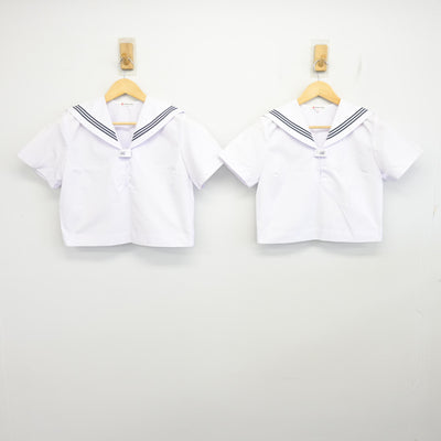 【中古】広島県 尾道北高等学校 女子制服 2点 (セーラー服・セーラー服) sf097661