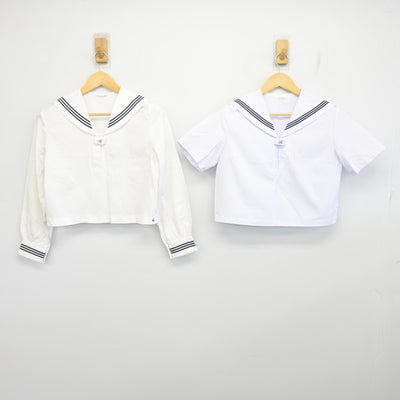 【中古】広島県 尾道北高等学校 女子制服 2点 (セーラー服・セーラー服) sf097662