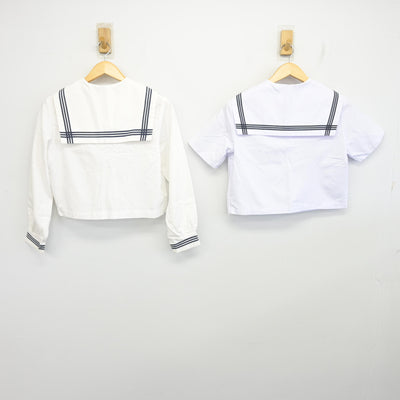 【中古】広島県 尾道北高等学校 女子制服 2点 (セーラー服・セーラー服) sf097662