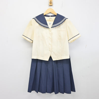【中古】千葉県 千葉日本大学第一中学校 女子制服 3点 (セーラー服・スカート) sf097673