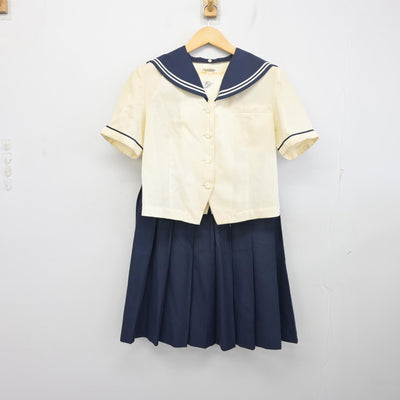 【中古】千葉県 千葉日本大学第一中学校 女子制服 3点 (セーラー服・スカート) sf097673