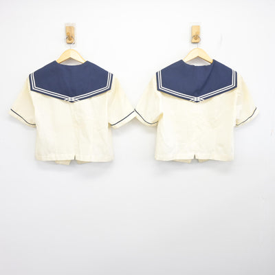 【中古】千葉県 千葉日本大学第一中学校 女子制服 3点 (セーラー服・スカート) sf097673