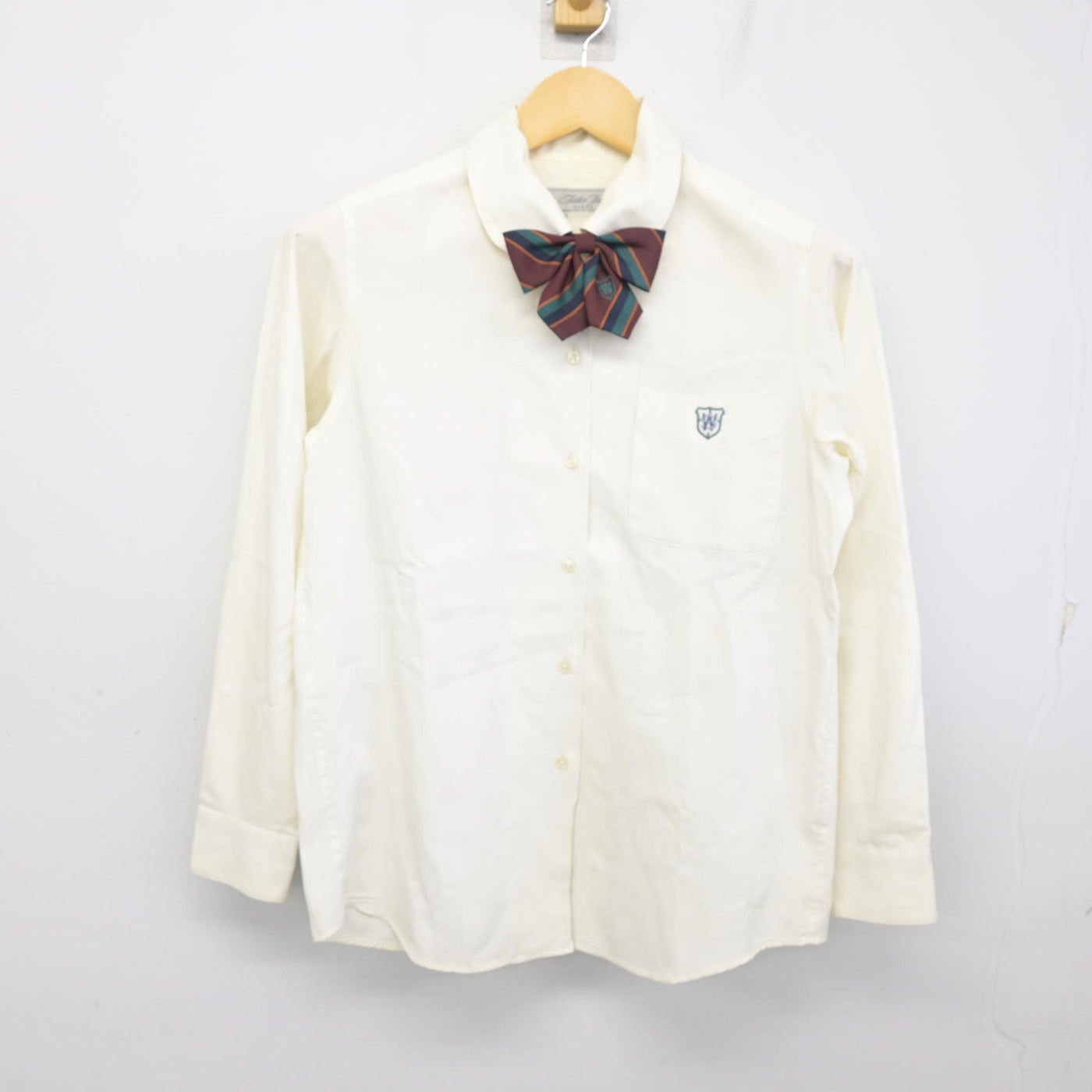【中古】福岡県 西南学院高等学校 女子制服 5点 (ブレザー・ニット・ブラウス・スカート) sf097683