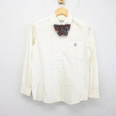 【中古】福岡県 西南学院高等学校 女子制服 5点 (ブレザー・ニット・ブラウス・スカート) sf097683