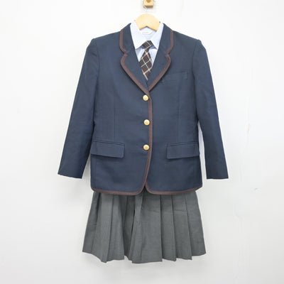 【中古】東京都 愛国学園 愛国高等学校 女子制服 4点 (ブレザー・シャツ・スカート) sf097687