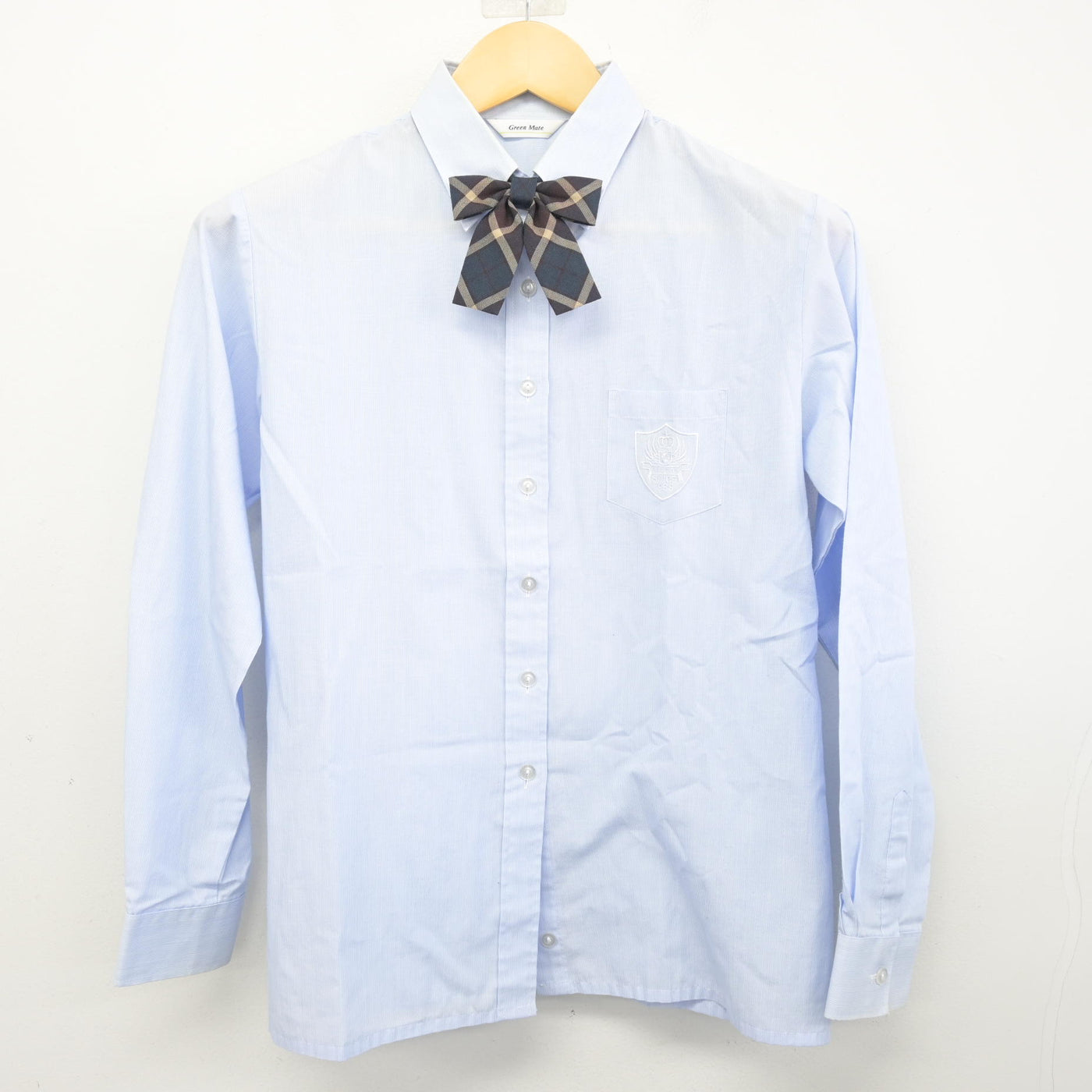 【中古】東京都 愛国中学校・高等学校 女子制服 3点 (ニット・シャツ) sf097689