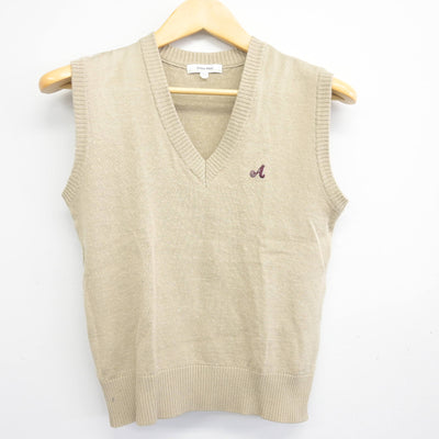 【中古】東京都 愛国中学校・高等学校 女子制服 2点 (ニットベスト・シャツ) sf097690