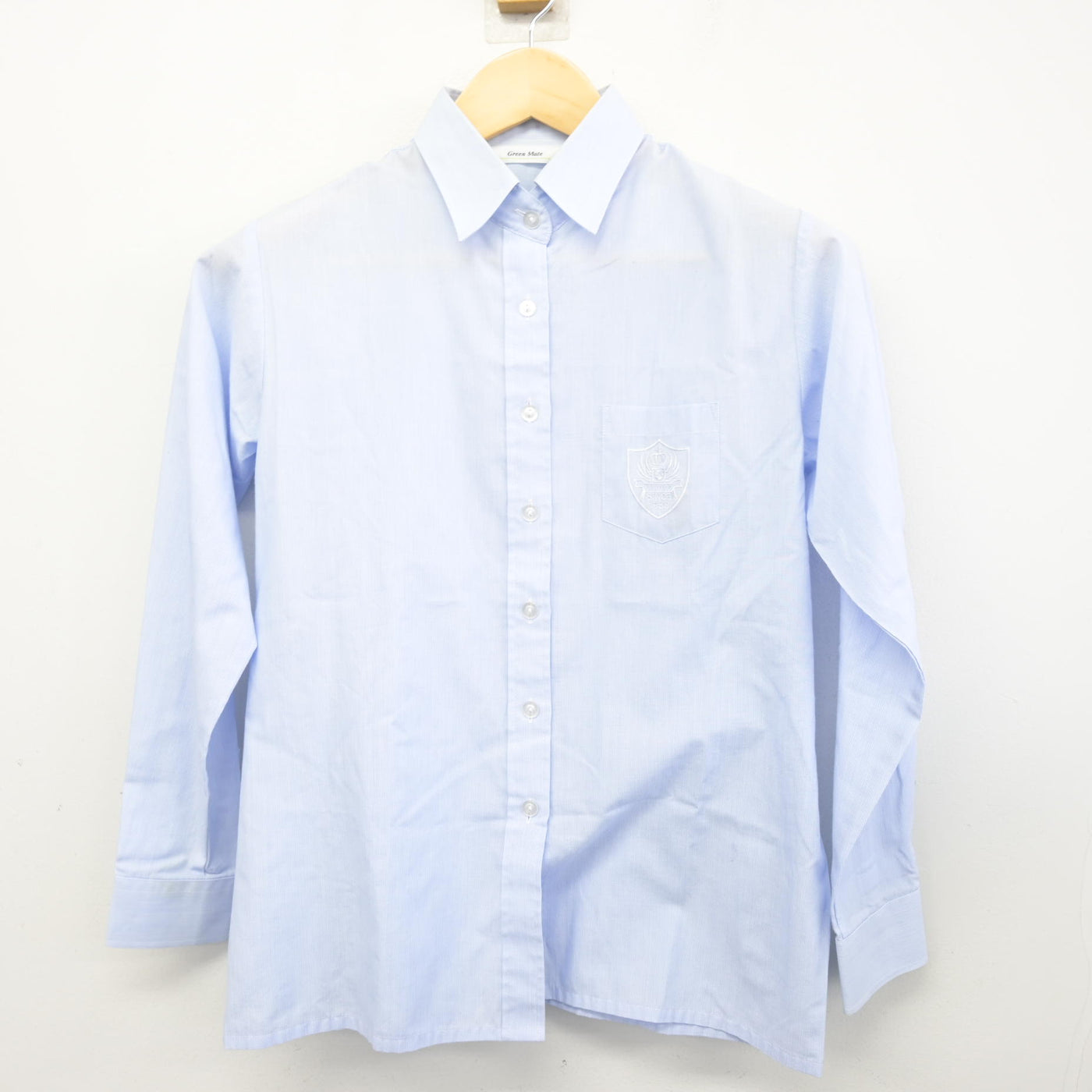 【中古】東京都 愛国中学校・高等学校 女子制服 2点 (ニットベスト・シャツ) sf097690