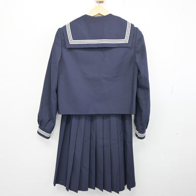 【中古】富山県 藤ノ木中学校 女子制服 3点 (セーラー服・スカート) sf097691