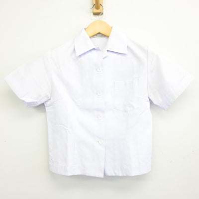 【中古】富山県 富山中部高等学校 女子制服 2点 (シャツ・スカート) sf097694