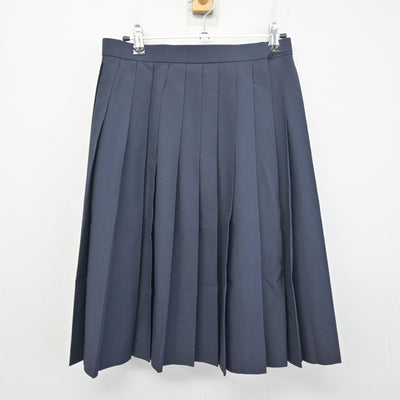 【中古】富山県 富山中部高等学校 女子制服 2点 (シャツ・スカート) sf097694