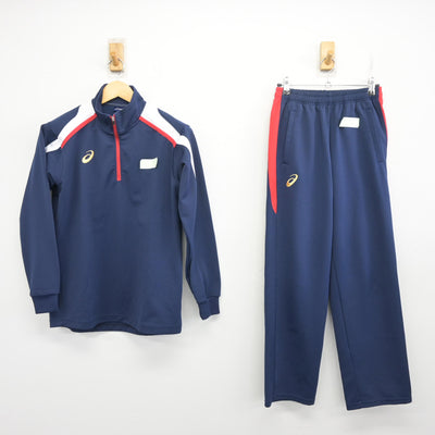 【中古】富山県 富山中部高等学校 女子制服 2点 (ジャージ 上・ジャージ 下) sf097696