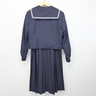 【中古】千葉県 豊四季中学校 女子制服 5点 (セーラー服・ジャンパースカート) sf097701