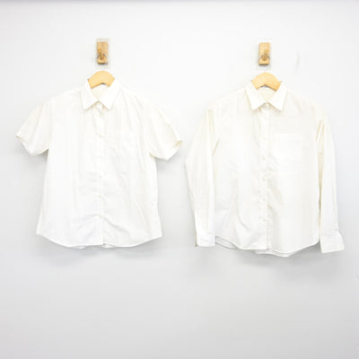【中古】千葉県 千葉日本大学第一中学校・高等学校 女子制服 2点 (シャツ) sf097704
