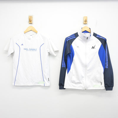 【中古】千葉県 千葉日本大学第一中学校・高等学校 女子制服 2点 (ジャージ 上・体操服 上) sf097705