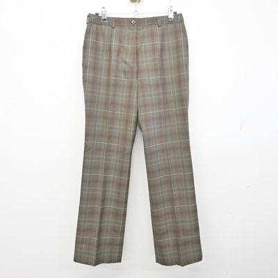 【中古】群馬県  高崎経済大学附属高等学校 女子制服 3点 (ニット・シャツ・ズボン) sf097707