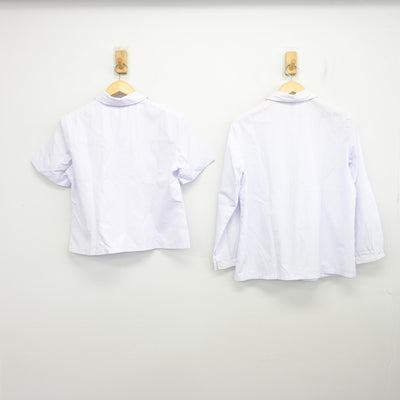 【中古】兵庫県 飾磨高等学校 女子制服 2点 (シャツ・シャツ) sf097742