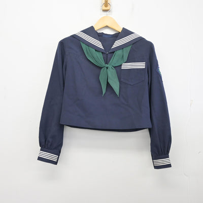 【中古】宮城県 常盤木学園高等学校 女子制服 3点 (セーラー服・スカート) sf097746