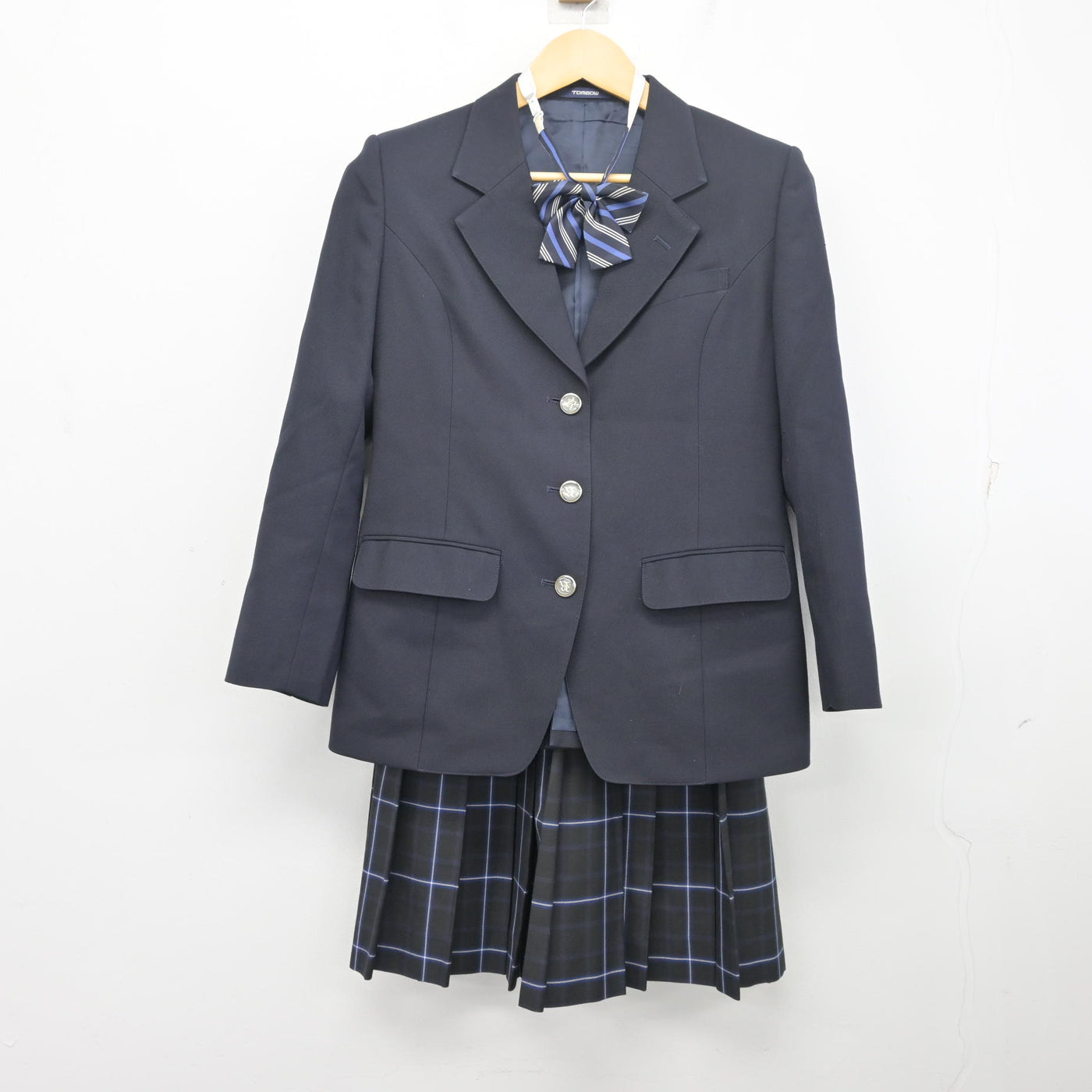 【中古】神奈川県 六角橋中学校 女子制服 4点 (ブレザー・スカート) sf097748