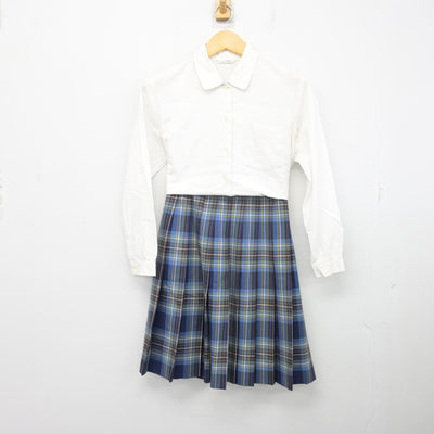 【中古】佐賀県 鳥栖商業高等学校 女子制服 3点 (ブレザー・シャツ・スカート) sf097749