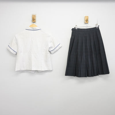 【中古】佐賀県 鳥栖商業高等学校 女子制服 2点 (ブラウス・スカート) sf097750