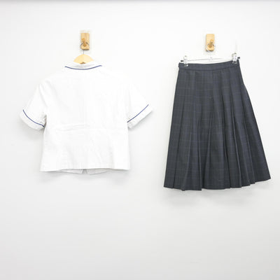 【中古】佐賀県 鳥栖商業高等学校 女子制服 2点 (ブラウス・スカート) sf097751