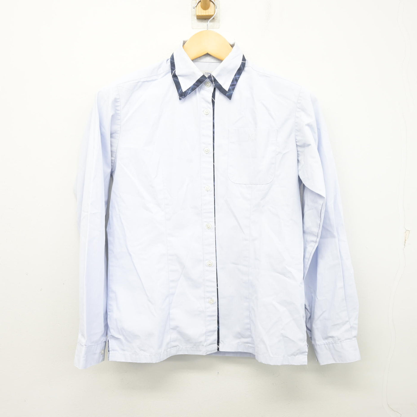 【中古】茨城県 茨城キリスト教学園高等学校 女子制服 2点 (シャツ・スカート) sf097754