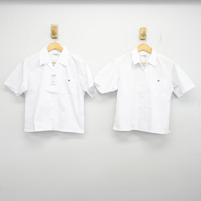 【中古】愛知県 緑高等学校 女子制服 3点 (シャツ・スカート) sf097760