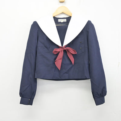【中古】愛知県 栄中学校 女子制服 3点 (セーラー服・スカート) sf097765