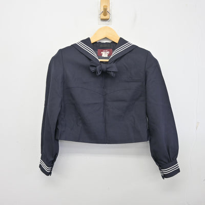 【中古】東京都 豊島岡女子学園高等学校 女子制服 3点 (セーラー服・スカート) sf097770