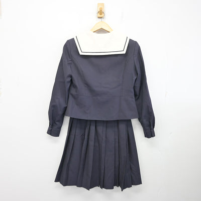 【中古】岐阜県 大垣商業高等学校 女子制服 3点 (セーラー服・スカート) sf097776