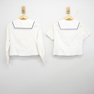 【中古】岐阜県 大垣商業高等学校 女子制服 2点 (セーラー服) sf097777