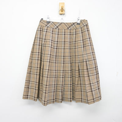 【中古】京都府 北嵯峨高等学校 女子制服 3点 (ニットベスト・スカート) sf097778