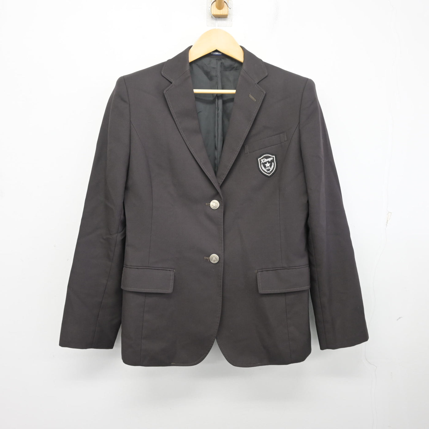 【中古】京都府 北嵯峨高等学校 女子制服 3点 (ブレザー・スカート) sf097779