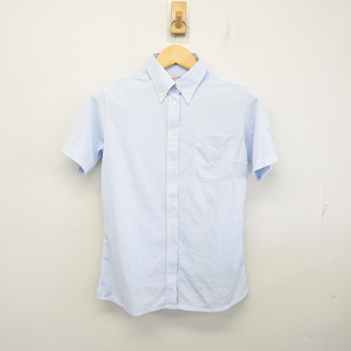【中古】千葉県 船橋豊富高等学校 女子制服 3点 (ニットベスト・シャツ・スカート) sf097783