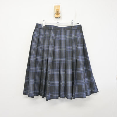 【中古】千葉県 船橋豊富高等学校 女子制服 3点 (ニットベスト・シャツ・スカート) sf097783