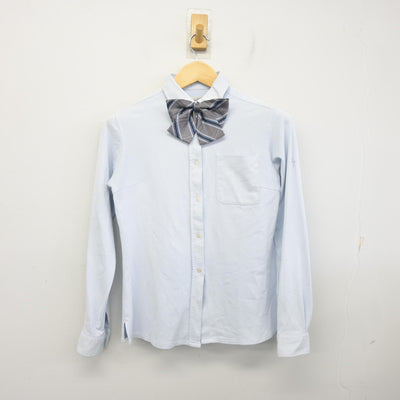 【中古】千葉県 船橋豊富高等学校 女子制服 3点 (ニット・シャツ) sf097784