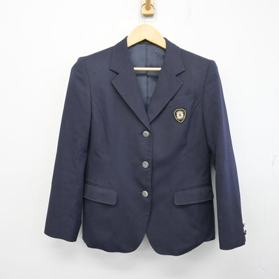 【中古】静岡県 浜松市立高等学校 女子制服 4点 (ブレザー・シャツ・スカート) sf097792