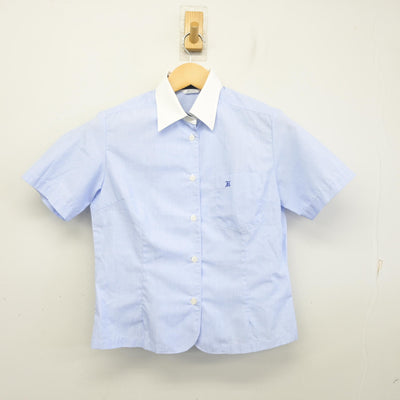 【中古】静岡県 浜松市立高等学校 女子制服 2点 (シャツ・スカート) sf097793