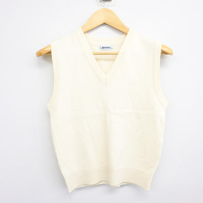 【中古】神奈川県 麻布大学附属高等学校 女子制服 2点 (ニット・ニットベスト) sf097815