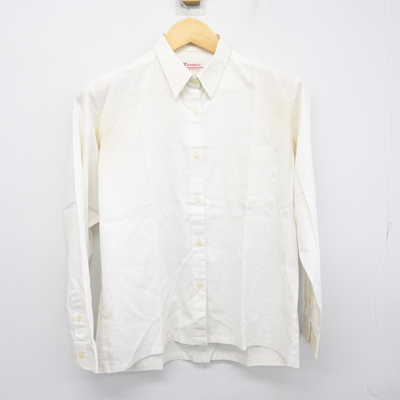 【中古】神奈川県 麻布大学附属高等学校 女子制服 2点 (ニットベスト・シャツ) sf097816