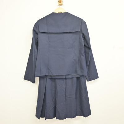【中古】福島県 福島第四中学校 女子制服 2点 (セーラー服・スカート) sf097850